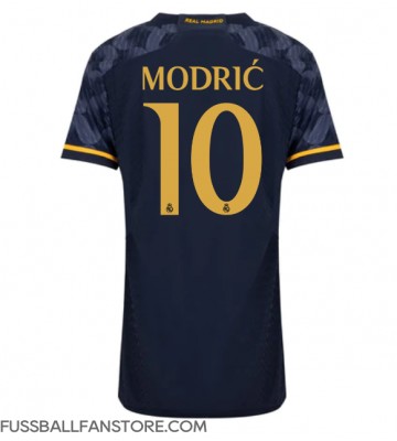 Real Madrid Luka Modric #10 Replik Auswärtstrikot Damen 2023-24 Kurzarm